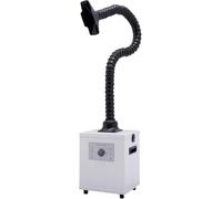 FHRKA Extractor de Humos portátil con Manguera de succión Potente para Soldadura, Soldadura Fuerte e impresión 3D - Absorbedor de Bricolaje con Filtro de carbón y HEPA