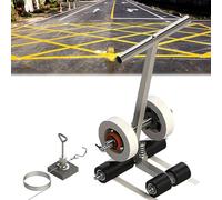 FHRKA Kit de Marcado de Cancha con Cinta, Máquina de Marcado, Equipos de Marcado, Herramientas de Marcado con Cinta para Entrada, Asfalto o Hormigón, Señalización de Carretera