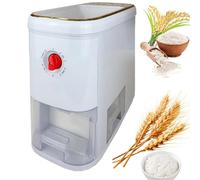 FHRKA Máquina automática para moler arroz, Separador automático de Salvado de arroz de 550 W con precisión de molienda de 9 Engranajes, máquina descascaradora de arroz.