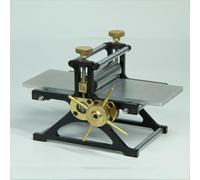 FHRKA Máquina de Grabado Manual para impresión, Prensa de impresión y Grabado con Rodillo de Metal, Herramienta de tipografía y Grabado, con Rodillo de Metal