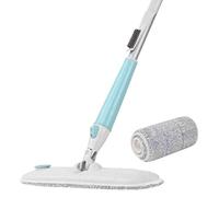 FHRKA Mopa Plana de Spray de Microfibra con Almohadilla de Recambio de Microfibra Extra Día de Conmemoración