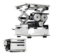 FHRKA Plataforma elevadora eléctrica de Tijera, Soporte Elevador de Mesa de Laboratorio de Acero Inoxidable, Capacidad de Carga de 10 kg, para Laboratorio 150x150 (200x200)