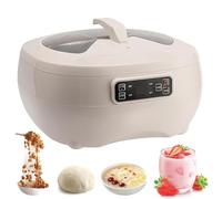 FHRKA Yogurtera automática de 8 litros con Temperatura Ajustable y Pantalla LCD, máquina de fermentación de Masa multifunción. (Blue)