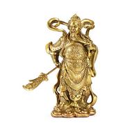 FHSLKXIM Bustos, Esculturas, Adornos, Estatua De Buda Guangong, Esculturas del Marqués Guan Yu, Arte Y Artesanía De Cobre, Dios De La Riqueza, Decoración De Escritorio para Oficina