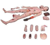 FHSLKXIM Maniquí De Atención Al Paciente De Tamaño Real De 1,7 M, Simulador De Rcp para Entrenamiento De Enfermería, Modelo Anatómico Humano De PVC.