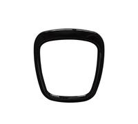 FHSUF Interior Coche Adhesivo Decorativo Panel Central Volante Coche ABS para A4 B6 B7 B8 A6 C6 A5 Q7 Q5 A3 8P S3 Decoración Interior Coche(Estilo 2 Negro)