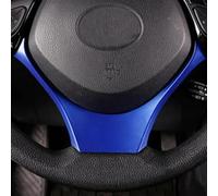 FHSUFG para Toyota para Chr para C-HR 2016-2020 Panel De Volante Adhesivo Cubierta Decoración Moldura Pegatinas Decorativas(Azul)