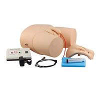 FHUILI Simulador Entrenamiento cateterización - Modelo enseñanza maniquí Modelo electrónico la práctica la enseñanza y el Modelo Enema - Modelo cateterización Intercambiable Masculina y Femenina