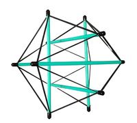 FHUILIJH Modelo de Tensión de Fascia Columna Anatómica Modelo Integral de Tensión Modelo de Tensión para la Educación Científica,Verde,24cm