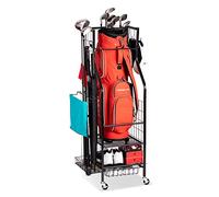 FHXZH Estante de Almacenamiento para Bolsas de Golf y Accesorios - Organizador de Equipo de Golf para Garaje