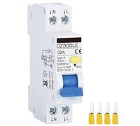 FI para disyuntor LS 16A con protección tipo A, configuración de 2 pines para un uso eficiente en áreas residenciales y comerciales (32A)