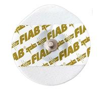 FIAB Electrodos universales para electrocardiograma de un solo uso, 48-50 mm, óvalos adultos, sin látex, paquete de 50, 33371