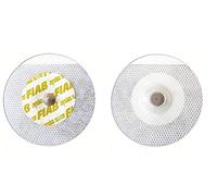 FIAB Electrodos universales para electrocardiograma desechables, 55 mm, TNT redondo para adultos, sin látex, paquete de 1200, 33327