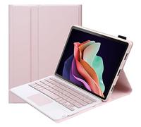 FIABANO Funda de teclado inalámbrico Bluetooth para Lenovo Tab P11 de 2ª generación (TB-350FU/TB-350XU) de 11.5 pulgadas (no compatible con Lenovo Tab P11), teclado extraíble y mouse con panel táctil