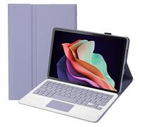 FIABANO Funda de teclado inalámbrico Bluetooth para Lenovo Tab P11 de 2ª generación (TB-350FU/TB-350XU) de 11.5 pulgadas (no compatible con Lenovo Tab P11), teclado extraíble y mouse con panel táctil