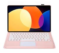 FIABANO Funda de teclado inalámbrico Bluetooth para Xiaomi Pad 6S Pro de 12.4 pulgadas, funda de teclado y mouse trackpad
