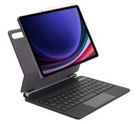 FIABANO Teclado magnético Bluetooth Magic Keyboard para Samsung Galaxy Tab S10+ de 12.4 pulgadas (SM-X820/X826B), soporte de teclado inalámbrico, mouse TrackPad, luz trasera, pantalla digital de