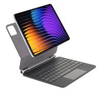 FIABANO Teclado magnético Bluetooth Magic Keyboard para Xiaomi Pad 7 | Xiaomi Pad 7 Pro | Xiaomi Poco Pad X1, soporte de teclado inalámbrico | Ratón TrackPad | Luz de fondo | Pantalla digital de
