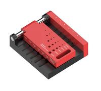 Fiabilidad - Localizador de posicionamiento de orificios de alineación de agujeros de metal para manualidades, fabricación de modelos y aplicaciones de metalurgia, guía de taladro