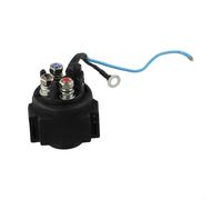 Fiable para relé fuera de borda de 12 V y juego de válvula solenoide para aplicaciones marinas compatible con 6E5 8195A y 6E5 8195B (6E5-8195B)