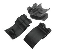 Fiakaon Clips de Cubierta Lateral de batería Izquierda para Harley Sportster XL883 XL1200 48 72, plástico Negro Cubierta carenado Lateral batería(2014-2019 Black)