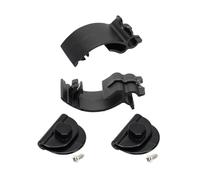 Fiakaon Clips para la Cubierta Lateral de la batería del Lado Izquierdo, compatibles con Harley Sportster XL883 XL1200 48 72, Juego Clips para la Cubierta .(2014-2021 Black)