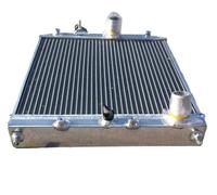 Fiakaon Cooler Kit Radiador de Aluminio para Honda Civic EK4/EK9,EG6/EG9,EM1 B16A VTEC 1992-2000, Tubo de 32 mm. Radiador Enfriador