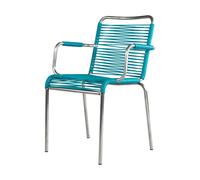 Fiam Silla con reposabrazos Mya Spaghetti Turquo