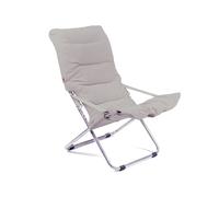 Fiam Silla para tomar el sol Fiesta Soft Tela beige. estructura de aluminio