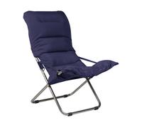 Fiam Silla para tomar el sol Fiesta Soft Tela navy. soporte de aluminio