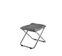 Fiam Taburete Chico Soft Antracit. estructura de aluminio