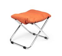 Fiam Taburete Chico Soft Orange. estructura de aluminio