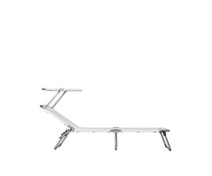 Fiam Tumbona de sol Amigo Top Tela textaline white. estructura de aluminio. techo solar