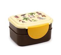 Fiambrera Bento con cubiertos y cierre de clip - Piratas - Jolly Rogers