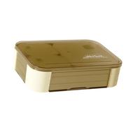 Fiambrera Bentos a prueba de fugas, 3 piezas, recipiente grande, apto para microondas y lavavajillas, para trabajo y viajes, recipiente para preparar comidas