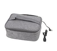 Fiambrera Bolsa USB Material de Tela Oxford Fiambrera Térmica para Viajes de Oficina Gimnasio Horno Portátil USB Aislamiento de Calefacción Fiambrera Bolsa Al Aire Libre Almuerzo Bolsa de Aislamiento