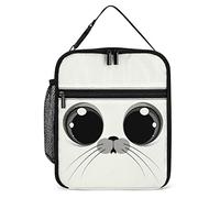Fiambrera con aislamiento Cute Seal Big Eyes Small Lunch Bag Térmica Reutilizable Work Lunch Cooler para Hombres Mujeres Oficina