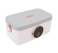 Fiambrera con Calefacción de 45 W, Contenedor de Almuerzo con Calefacción USB Inalámbrico de 1000 Ml, Portátil para Viajes de Oficina de Estudiantes con Temporizador de 5