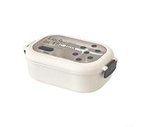 Fiambrera de acero inoxidable, contenedor de alimentos elegante creativo para trabajadores de oficina y estudiantes, caja portátil de almacenamiento de comidas (b)