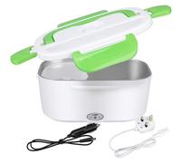 Fiambrera Eléctrica Calentable 2 en 1 12V 220V Coche Microondas Portátil Calentador Vaporizador 1.5L Fiambrera Adulto Bento Box