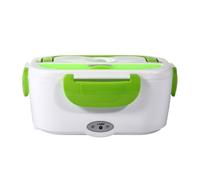Fiambrera eléctrica con asa resistente, calentador de alimentos portátil, fácil de limpiar, compatible con 220 V para uso doméstico, color v