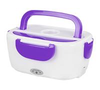 Fiambrera Eléctrica para Vehículos con Corriente 12V (Blanco/Violeta)