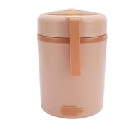 Fiambrera Eléctrica USB de Acero Inoxidable 304, 60 C, Temperatura Constante, 600 Ml, Calentador de Alimentos a Prueba de Fugas, Tarro Aislado con Cuchara (PINK)