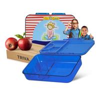 Fiambrera infantil con puf de Conni, fiambrera irrompible con compartimentos, fabricada en Alemania, sin BPA, para guardería y escuela, producto oficial