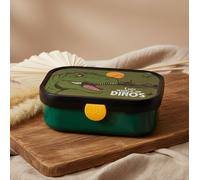 Mepal Fiambrera Campus – Bento para niños 750 ml Dino, con compartimento y tenedor, sin BPA