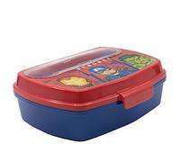 Fiambrera rectangular para el almuerzo infantil con cubiertos de Los Vengadores - Marvel