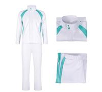 Fiamll Haikyuu Cosplay Nekoma Karasuno Uniform Kotaro Bokuto/Akaashi Keiji Cosplay Ropa deportiva Voleibol Chaqueta Pantalones Disfraz Completo, Verde-Oikawa, XXL