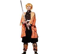 Fiamll Tanjirou Zenitsu Giyuu Cosplay Kimono de disfraz para anime japonés, atuendo de cosplay de demonio, disfraz de Halloween, M