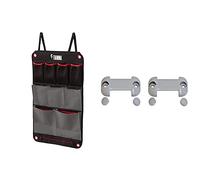 Fiamma 07512-01 Negro Organizador + 136/632 Sujecin De Pared para Armario De Zapatos De Camping