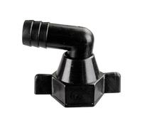 Fiamma Camping Puede Boquilla de conexión en ángulo de Goma Soporte, 25751